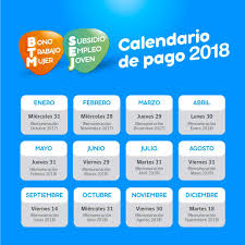 El organismo publicó las siguientes tablas de referencia para conocer el subsidio a percibir en el pago anual o mensual Atencion Con Las Fechas Calendario Bono Mujer Trabajadora 2018 Y Pago Subsidio Empleo Joven El Naveghable Cl Noticias De Valdivia Y Los Rios