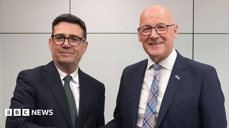 Burnham invites Swinney to work together on 'deeper Scottish devolution' : r/LabourUK