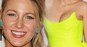 Blake Lively w limonkowej sukni
