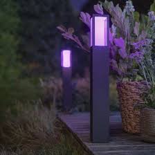 Philips Hue White And Color Ambiance Impress Led Path Light Black Garden Outdoor Light Luminaires The Leading Led Shop Hue Philips Led Path Lights Hue