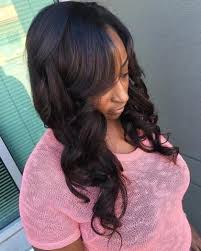 #1 long black weave nothing like a chic, simple hairstyle to make such a bold statement! 8 Fabulous Weave Hairstyles For Black Women