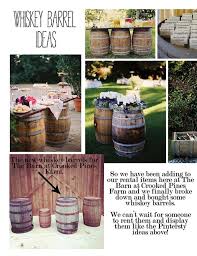 Whiskey Barrels The Barn At Crooked Pines Farm Whiskey Barrel Wedding Whiskey Barrel Barrel
