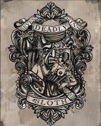 Se7en Deadly Sins Art Print Set Seven Deadly Sins Tattoo 7 Deadly Sins Tattoo Sloth Deadly Sin