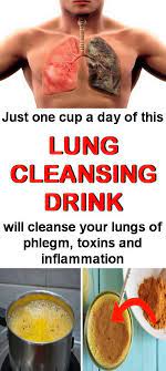 Natural Lung Cleansing Drink Lunghealth Lungs Homeremedy Healthy Detox Cleanse Healthy Detox Health Remedies