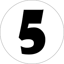 It is the natural number following 4 and preceding 6, and is a prime number. Funf 5 Zahl Kostenlose Vektorgrafik Auf Pixabay
