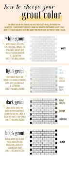How To Choose Your Grout Color Tile Grout Color White Subway Tiles White Subway Tile Bathroom