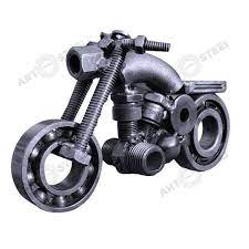 Hand Made Motorbike 4 Scrap Metal Sculpture 24 99 Via Etsy Scrap Metal Art Metal Art Metal Tree Wall Art