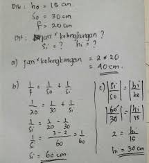 Maybe you would like to learn more about one of these? Sebuah Cermin Cekung Memiliki Jarak Fokus 40 Cm Sebuah Benda Yang Tingginya 15 Cm Cermitok