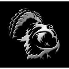 Black And White Turkey Tattoo Shadow Gobbler Turkey Truck Window Decal Legendary Whitetails Turkey Tattoos Hunting Decal Truck Decals