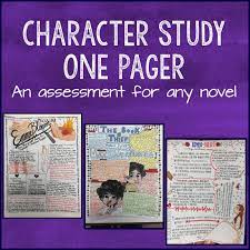 Romeo and juliet one pager. The Character Study One Pager An Assessment For Any Novel