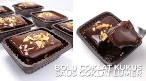 How to make fla pudding: Bolu Kukus Coklat Dengan Saus Coklat Lumer Chocolate Steamed Cake With Chocolate Sauce Youtube