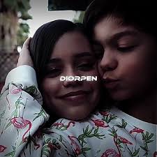 Malachi Barton with Jenna Ortega