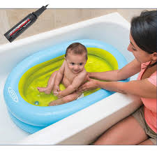 Rivedex shower head with handheld high pressure shower head detachable showerhead with holder and long hose removable spray wand for baby bath and dog washing, chrome 4.9 out of 5 stars 37 $29.99 $ 29. Inflatable Baby Bath Tub With Hand Pump Anti Slip Folding Infant Newborn Bathtub Keep Warm Shower Basin Summer Water Playing Baby Tubs Aliexpress