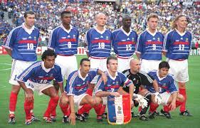 The team that won the greek super cup in 1998 was panionios. France Football Team Before World Cup 1998 Final Photographic Print For Sale