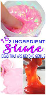 2 Ingredient Slime Best Slime Recipes With Only 2 Ingredients Easy Step By Step Instructions And Yout 2 Ingredient Slime Cool Slime Recipes Easy Slime Recipe