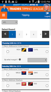 Mitre 10 Footy Tipping 1 2 Apk Download Android Sports Games