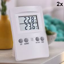 Große auswahl 30 tage rückgaberecht kauf auf rechnung. Paket 2x Aussen Innen Bereich Wohn Zimmer Temperatur Messung Funk Thermometer Weiss Etc Shop