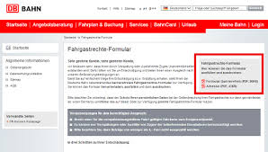 Bahn Fahrgastrechte Formular Online Finden Chip