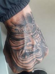Hannya Japanese Hand Tattoos Hand Tattoos Japanese Tattoo Designs