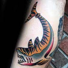 Tiger shark tattoo is a custom art & tattoo shop located in abington, massachusetts. 50 Tiger Shark Tattoo Designs For Men Sea Tiger Ink Ideas