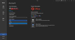 Cara Mengaktifkan Dark Theme Di Microsoft Office 2019 Winpoin