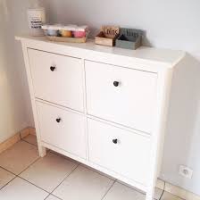 Hemnes Range Chaussures 4 Casiers Blanc 107x101 Cm Ikea Ikea Rangement Chaussures Rangement