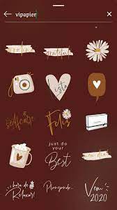 Instagram Stickers Gifs Vipapier Instagram Photo Ideas Posts Instagram Creative Creative Instagram Stories