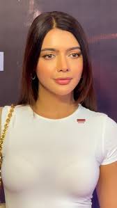 ruhi singh arrives for the trailer launch of her movie