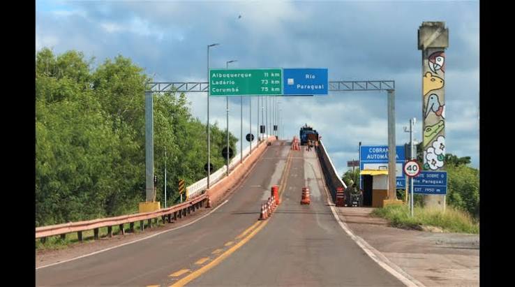 Ponte sobre o Rio Paraguai ter&aacute; interdi&ccedil;&atilde;o de 21 horas neste fim de semana - Interior - Campo Grande News