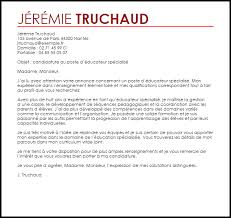 Exemple De Lettre De Motivation Educateur Specialise Modele De Lettres De Motivation