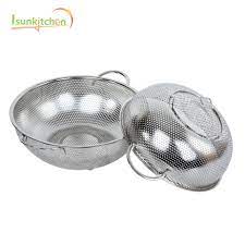 Maybe you would like to learn more about one of these? China 22 5stainless Steel Colander Kitchen Strainer Washing Bowl For Vegetables Fruit Rice Grains China Colander And Stainless Steel Price