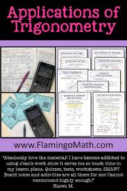Applications Of Trigonometry Mega Bundle Precalculus Unit 6 Trigonometry Precalculus High School Calculus