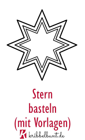 Wir zeigen ihnen jede menge bunte eier, süße häschen und viele dekoideen zum selbermachen. Stern Vorlage Zum Ausdrucken Pdf Sternvorlagen Vorlagen Schablonen Zum Ausdrucken Bastelvorlagen Zum Ausdrucken