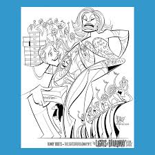 Explore your creative side and lose yourself in the magic of broadway with this beautiful set of 4 coloring note cards featuring inspirational quotes from broadway's acclaimed musical mean girls. Coloring Page Hadestown The Lights Of Broadway Show Cards