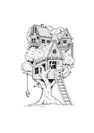 So go ahead, print these mickey mouse coloring sheets and give them to your kid…. Tree House Coloring Page Free Printable Coloring Pages For Kids
