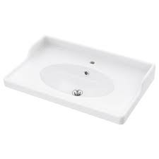 Rattviken Sink White 32 1 4x19 1 4x2 3 8 Ikea In 2020 Sink Sink Cabinet Wash Basin