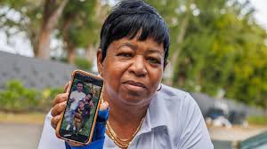 Son's killing still unsolved. Her landlord forced her to move