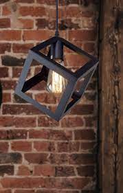 Matt Black Cubic Pendant Square Pendant Lighting Hanging Lights Pendant Lighting