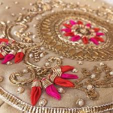 Embroidery Handmade Designs And Embroidery Patterns Hand Work Embroidery Embroidery Blouse Designs Zardozi Embroidery