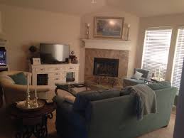 Pin By Angela Maxwell On For The Home Corner Fireplace Layout Corner Fireplace Living Room Livingroom Layout