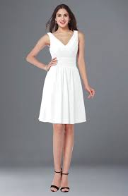 Short Bridesmaid Dresses White White Bridesmaid Dresses White Bridesmaid Dresses Short White Knee Length Dress