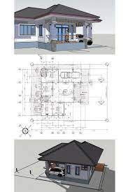 Three Bedroom House Design That Looks Simple Yet Attractive Affordable House Plans My House Plans Beautiful House Plans