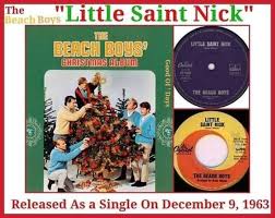 Today in 1963, The Beach Boys released “Little Saint Nick.” Recorded in October 20, 1963 and derived from the group's “Little Deuce Coupe,” the song has become a Holiday classic. The B-side
