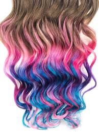 These are all 18 and double wefted. Ombre Dip Dyed Hair Clip In Hair Extensions Tie Dye Tips Etsy