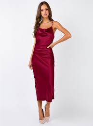 Betta Vanore Maxi Dress Burgundy Burgundy Midi Dress Womens Midi Dresses Womens Maxi Dresses