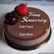 Send these best birthday wishes for mom because she is the best and deserves nothing but the best. Happy Marriage Anniversary Mummy Papa Cake Cakes And Cookies Gallery