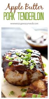 We love instant pot pork recipes! Finger Lakes New York Apple Butter Pork Tenderloin Easy Peasy Meals
