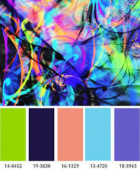 Trends zoomby and disappear in the blink of an eye. The Spring Summer 2022 Color Palette Color Trends Fashion Neon Colour Palette Color Palette