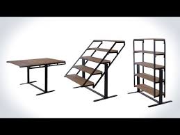 The folding table fits into 30 cm deep wire floor panels from string® system. This Dining Table Turns Into A Shelf In Two Seconds Rocket Folding Shelf Table Youtube