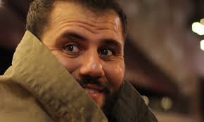 Comedian Mo Amer sat next to Eric Trump